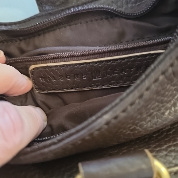 Brown Leather Shoulder Bag and Wallet Set Wilsons Leather - Picture 7 of 12